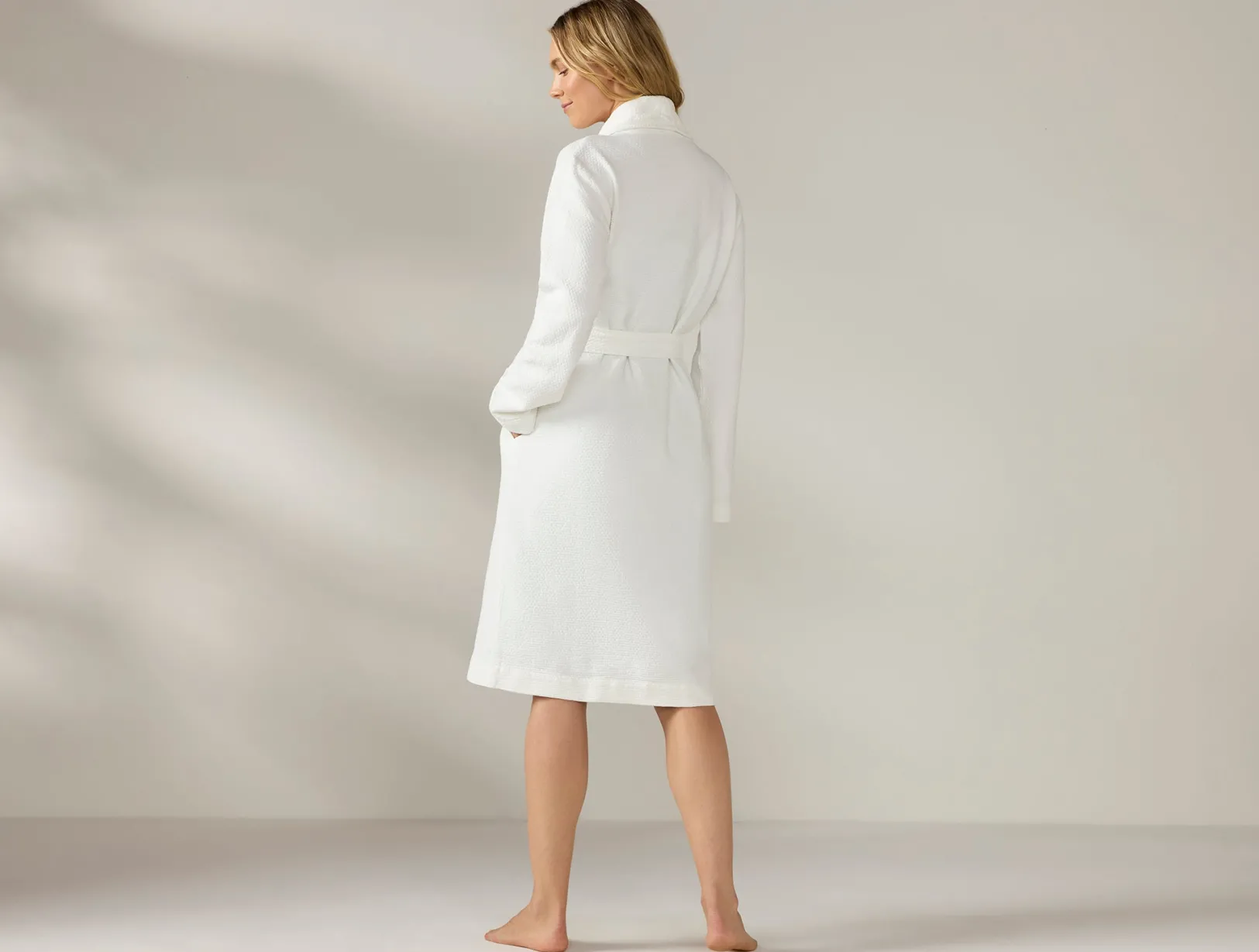 Hot Coyuchi Women's Adriatic Organic Robe