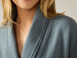 Hot Coyuchi Women's Adriatic Organic Robe