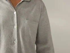 Online Coyuchi Women's Cloud Brushed Organic Flannel Nightshirt