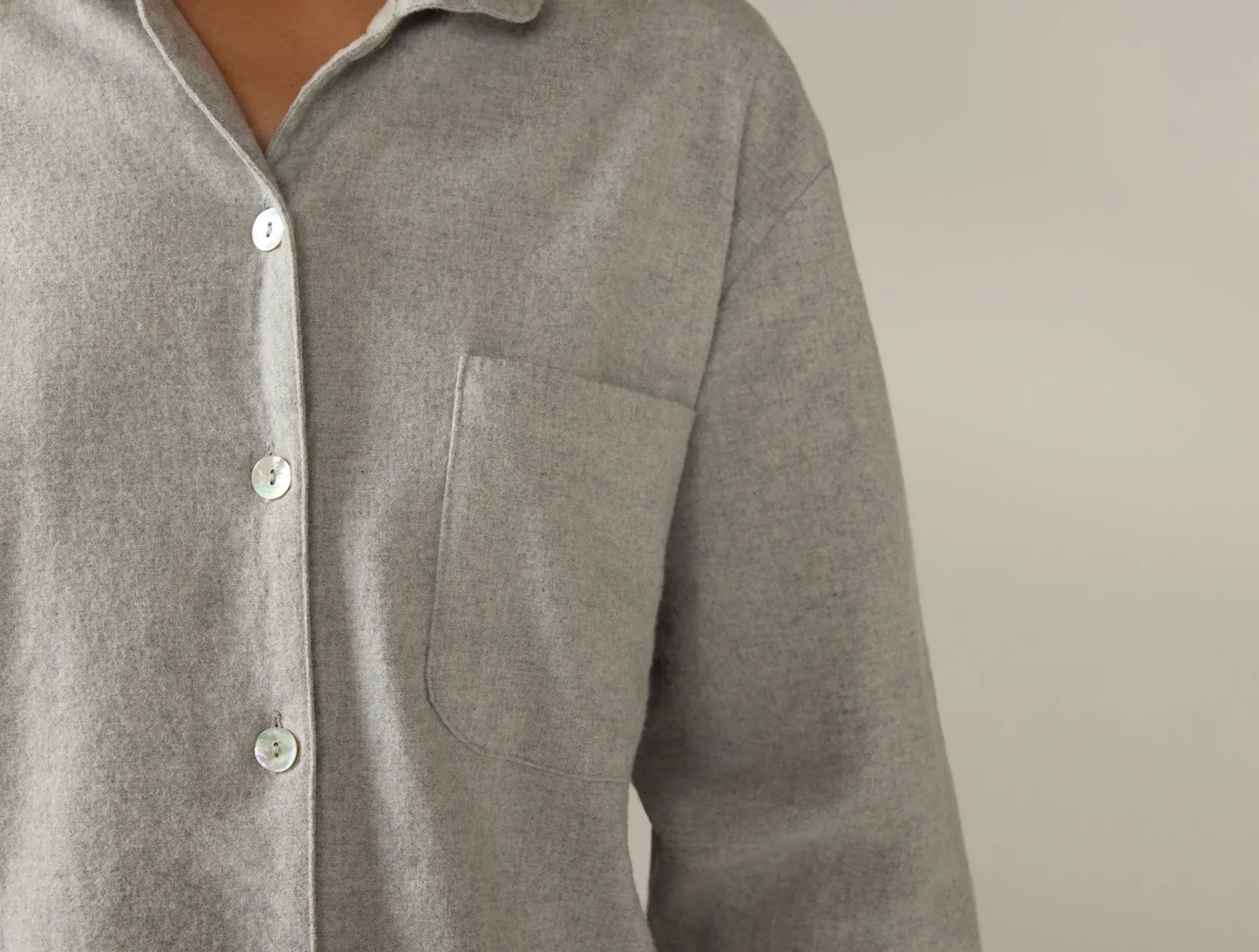 Online Coyuchi Women's Cloud Brushed Organic Flannel Nightshirt