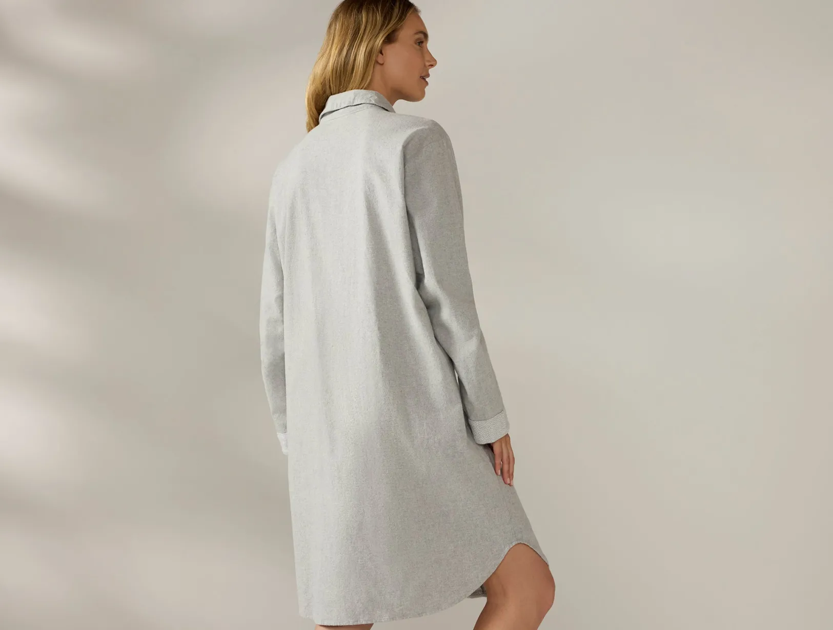 Online Coyuchi Women's Cloud Brushed Organic Flannel Nightshirt