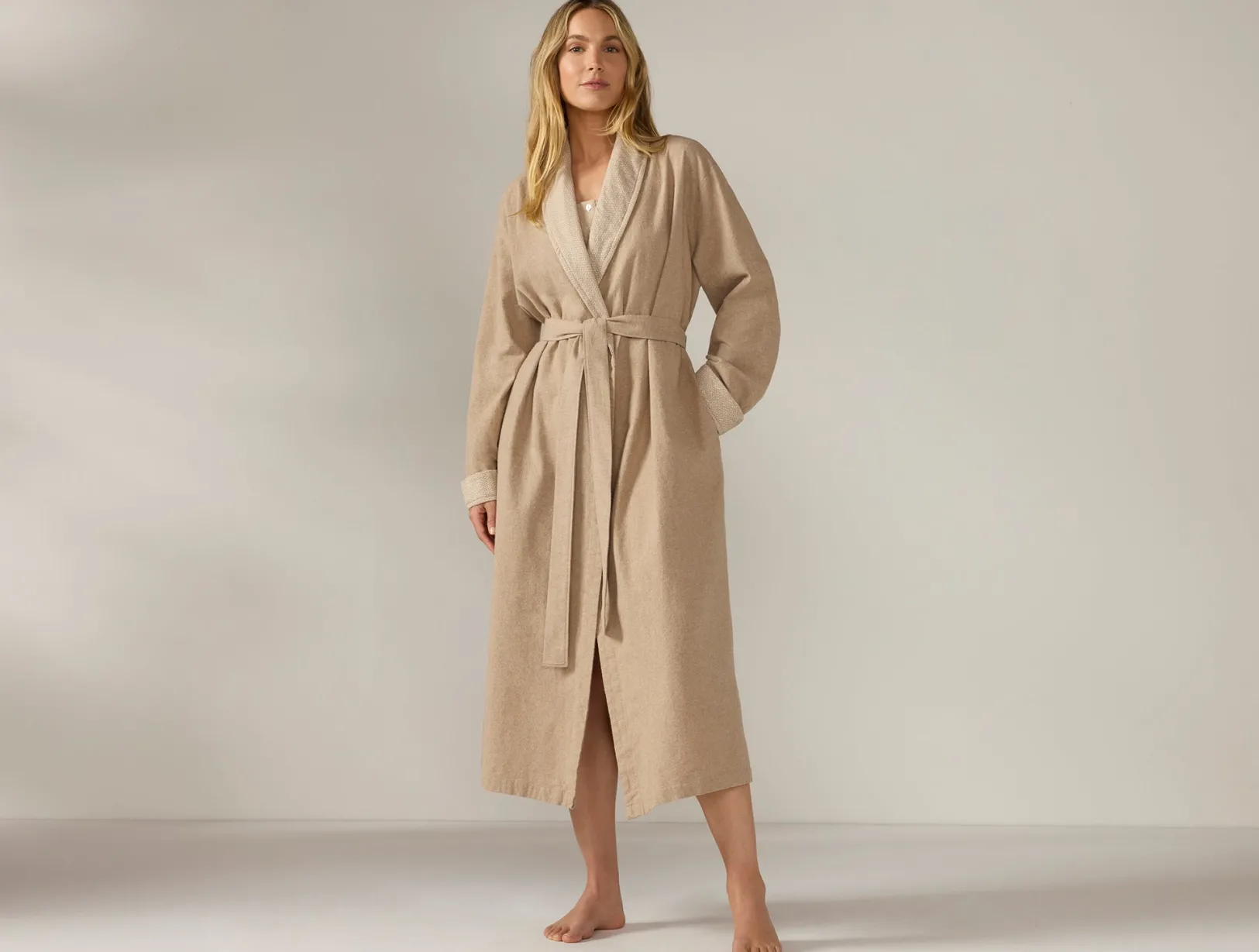 Discount Coyuchi Women's Cloud Brushed Organic Flannel Robe