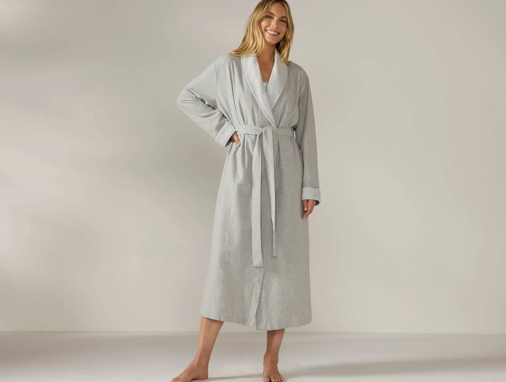 Discount Coyuchi Women's Cloud Brushed Organic Flannel Robe