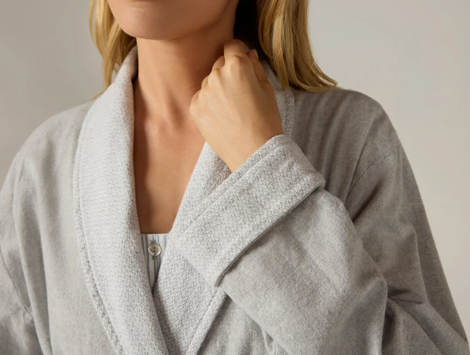 Discount Coyuchi Women's Cloud Brushed Organic Flannel Robe
