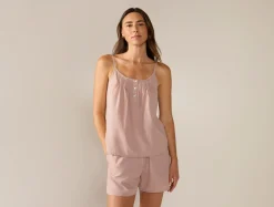 New Coyuchi Women's Isla Organic Cotton Cami Short Set