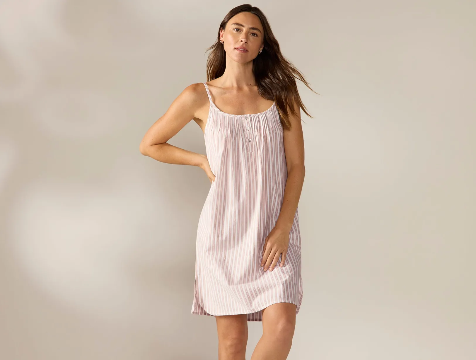 Fashion Coyuchi Women's Isla Organic Cotton Nightgown