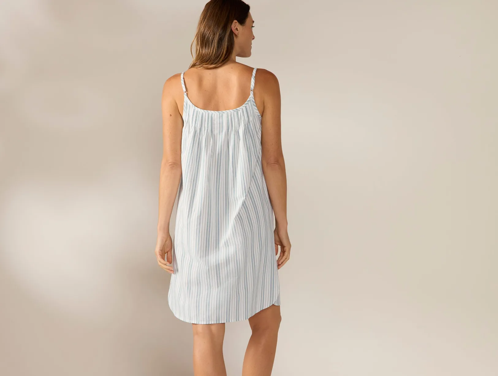 Fashion Coyuchi Women's Isla Organic Cotton Nightgown