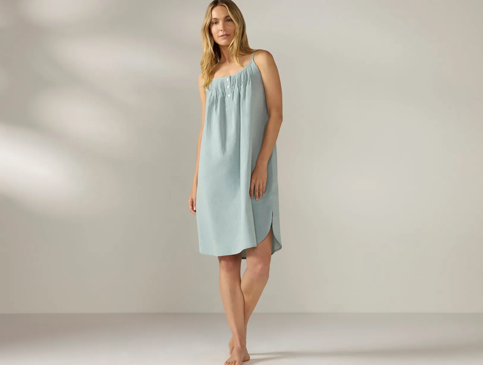 Fashion Coyuchi Women's Isla Organic Cotton Nightgown