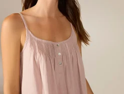 Fashion Coyuchi Women's Isla Organic Cotton Nightgown