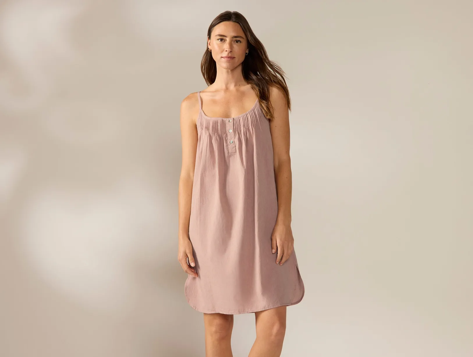 Fashion Coyuchi Women's Isla Organic Cotton Nightgown