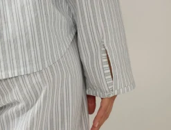 Outlet Coyuchi Women's Isla Organic Cotton Long Sleeve Pajama Set