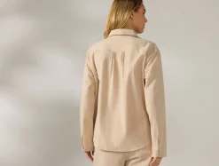 Outlet Coyuchi Women's Isla Organic Cotton Long Sleeve Pajama Set