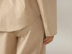 Outlet Coyuchi Women's Isla Organic Cotton Long Sleeve Pajama Set