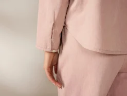 Fashion Coyuchi Women's Isla Organic Cotton Long Sleeve Pajama Set