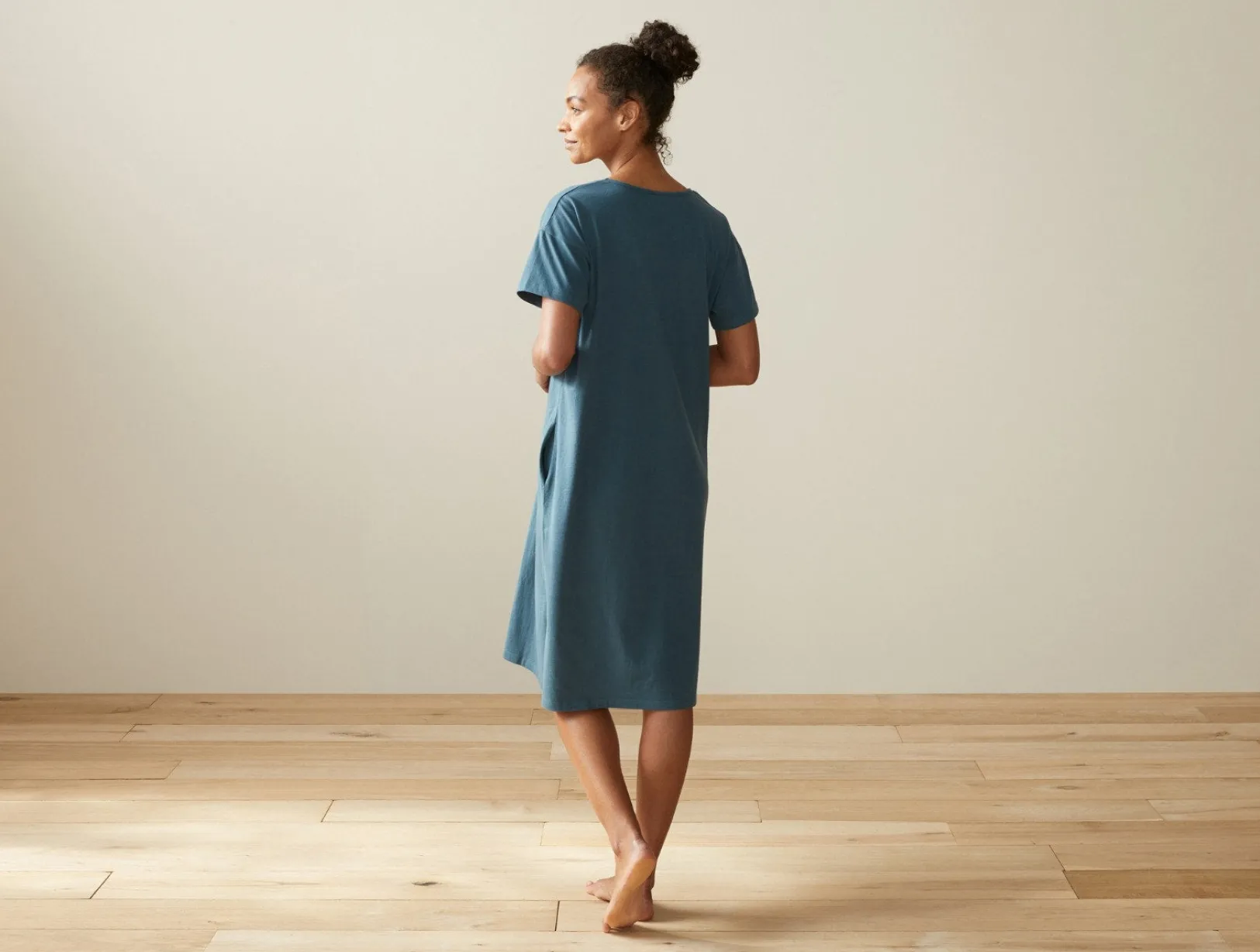 Online Coyuchi Women's Solstice Organic Lounge Dress